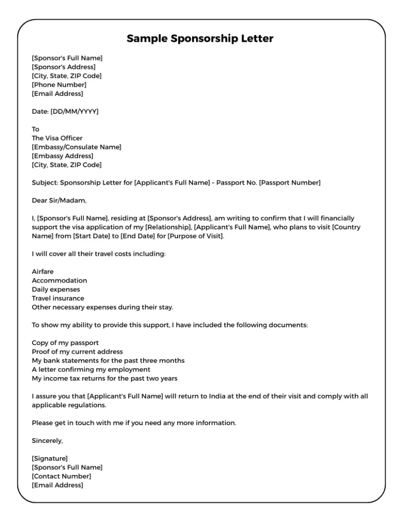 letter sample